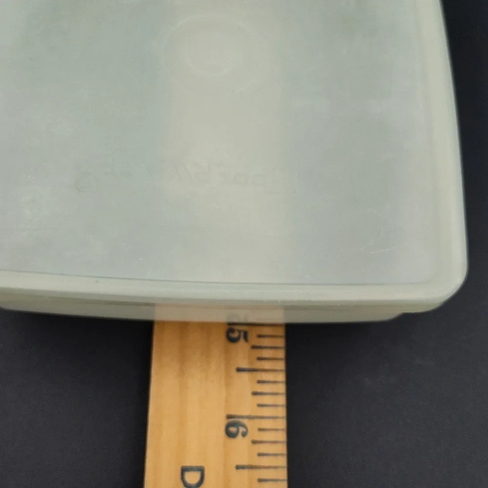 Set-2 TUPPERWARE Square Sandwich Keepers‎ 671-4 Parts Vintage SEE BB24.2GA1287.8